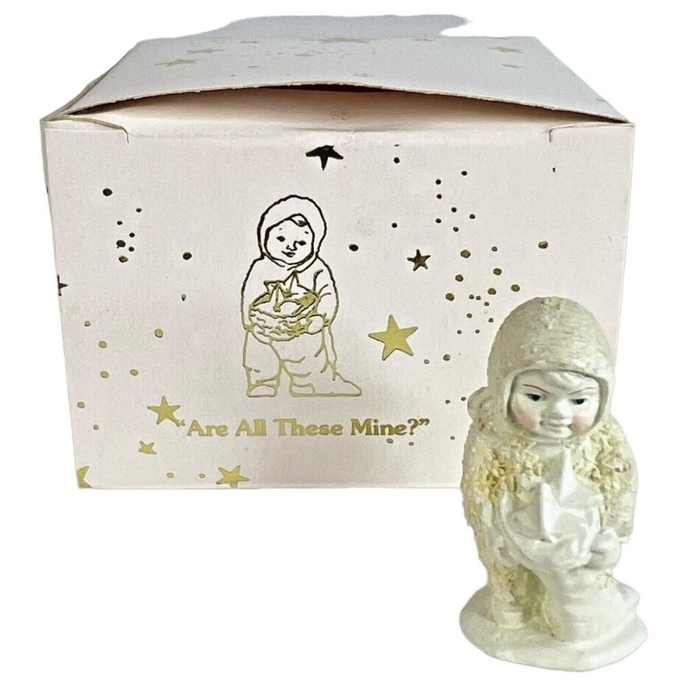 Snowbabies Department 56 Are Theseโ All Mine? Miniature Pewter Figurine 7605 - 8